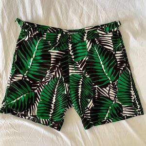 Bonobos Men’s Palm Tree Swim Trunks Size 32